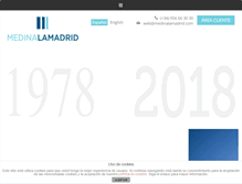 Tablet Screenshot of medinalamadrid.com